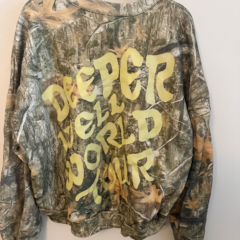 Kacey Musgraves Deeper Well Camo Crewneck Sweatshirt